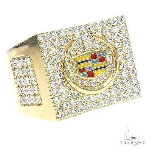 RINA - For Him CUSTOM Custom Made Cadillac Diamond Ring 66777 in Rose Gold / 10 – Ring