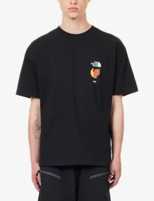 THE NORTH FACE X SHF Graphic-Print Cotton T-Shirt detail 3
