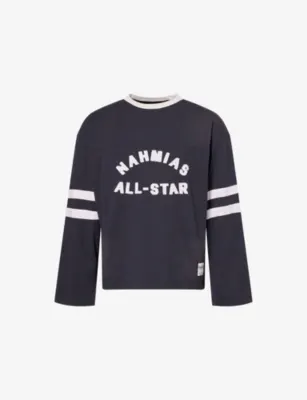 NAHMIAS All Star Varsity Long-Sleeve Cotton-Jersey T-Shirt