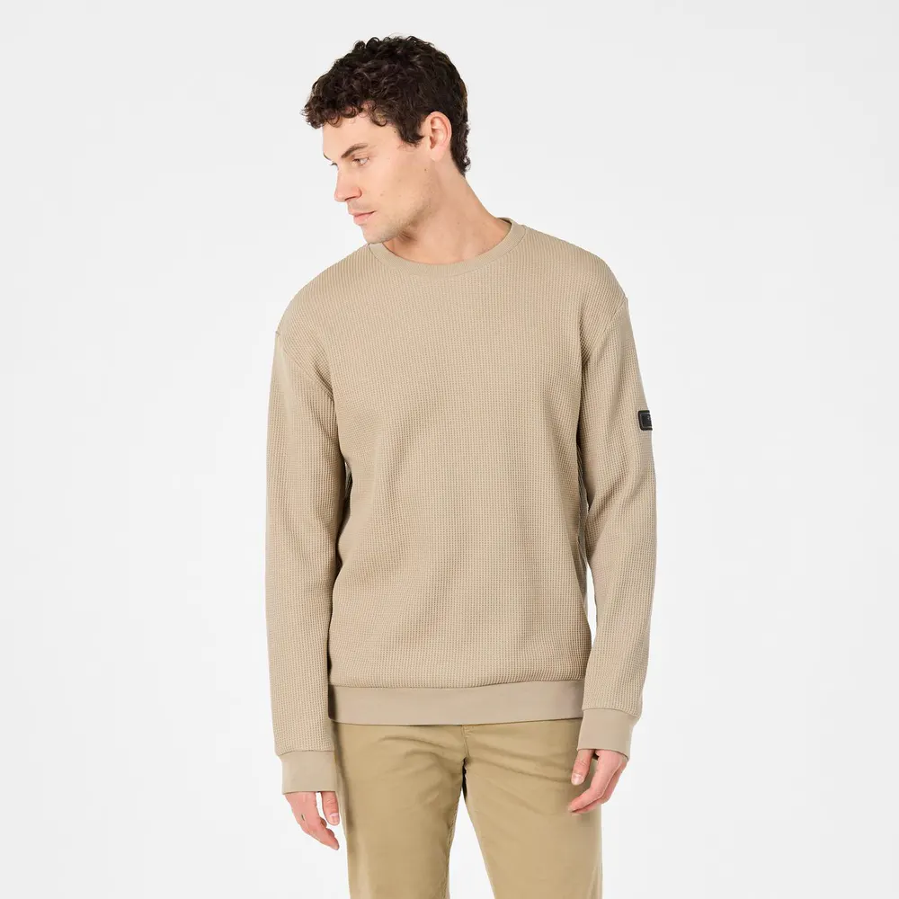 Barbour International Mens Curve Crew Sweatshirt detail 3