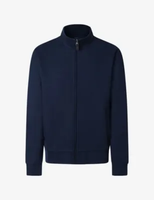 HACKETT Travel Zipped Cotton-Blend Cardigan