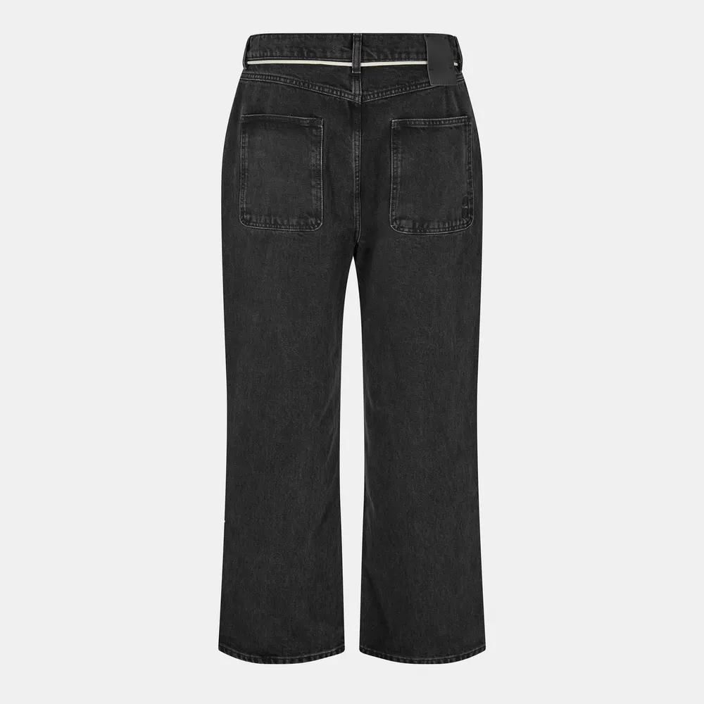 about:blank Men's Relaxed Fit Cotton Wide Leg Jeans detail 2