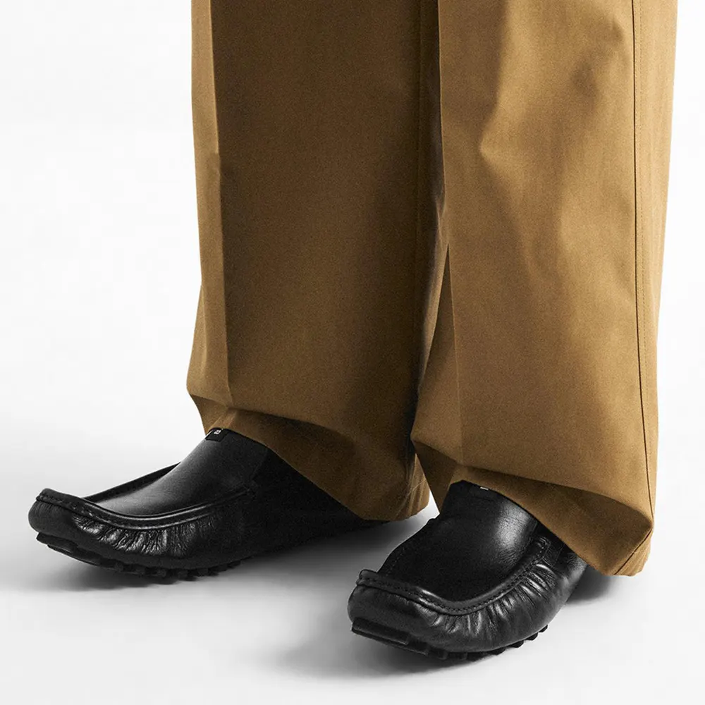 Balenciaga Men's Loafers in Blck/White, additional product view 3