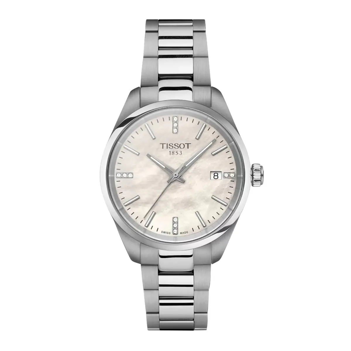 Tissot PR100 Quartz 34mm Unisex Watch Mother Of Pearl