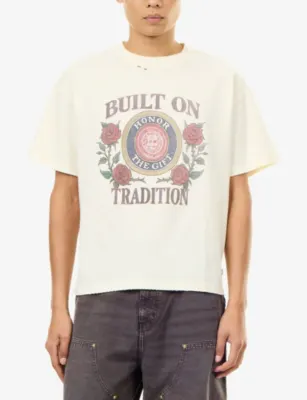 HONOR THE GIFT Tradition Rose Graphic Cotton T-Shirt detail 3