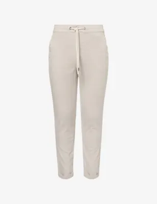 PAIGE Fraser Tapered-Leg Stretch-Woven Trousers