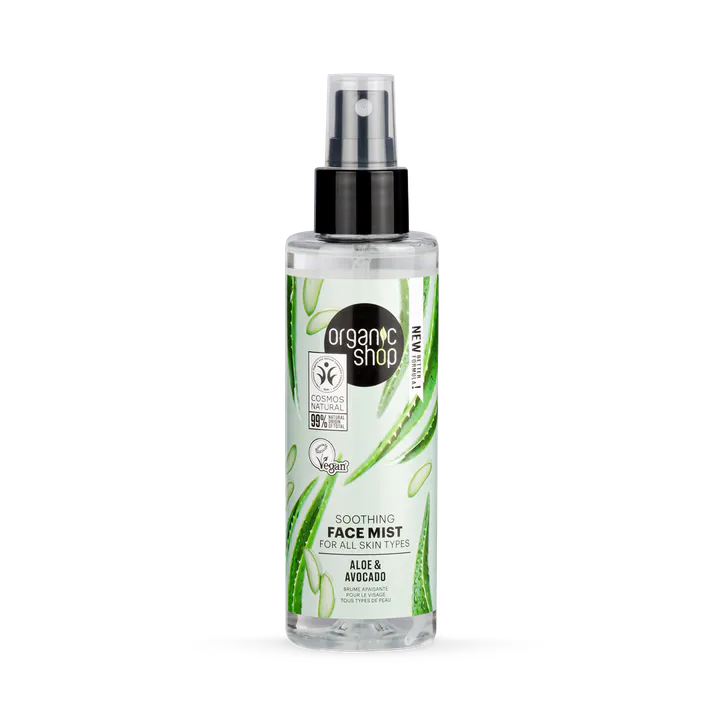 Organic Shop Soothing Face Mist for all skin types Aloe & Avocado 150ml