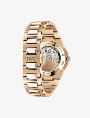 IWC Ingenieur 18ct Rose-Gold Automatic Watch 35mm in GOLD, additional product view 3