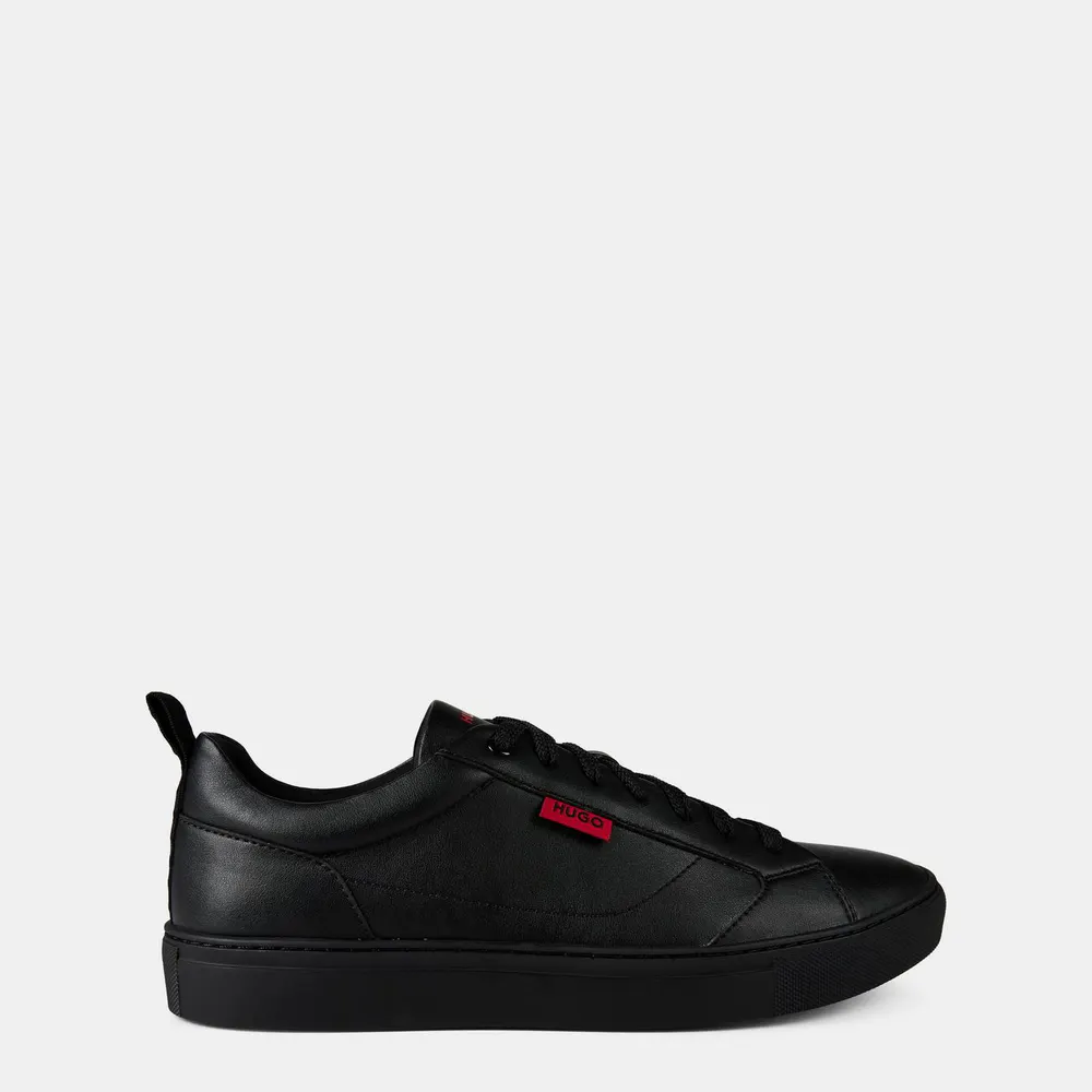 Hugo Faux-leather Logo Trainers in Black 005 – Footwear