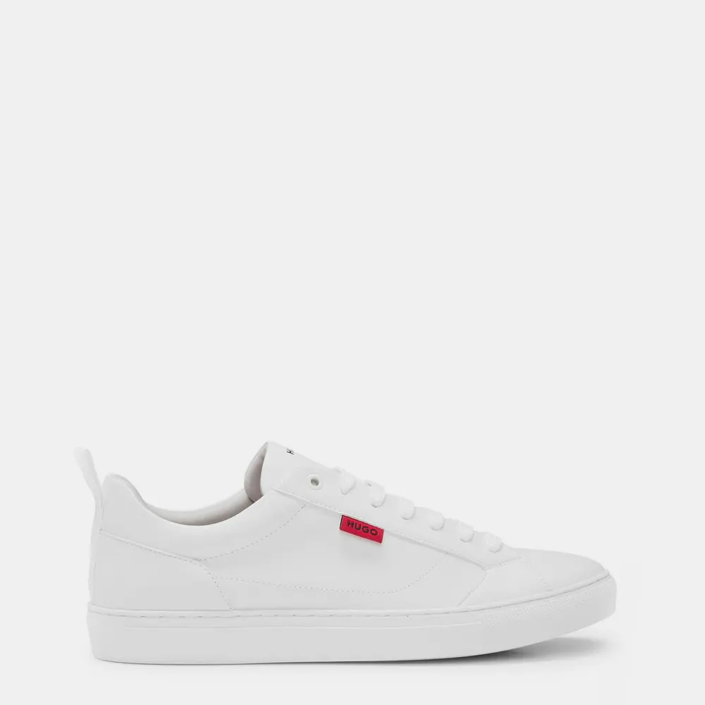 Hugo Faux-leather Logo Trainers in White 100 – Footwear