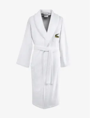 LACOSTE Rene cotton dressing gown