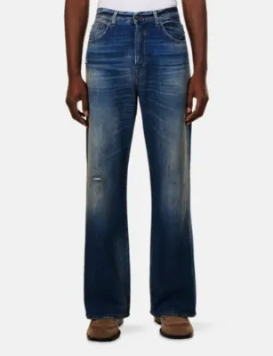 ACNE STUDIOS 2021M Stained Straight-Leg Denim Jeans - 30/32 detail 3