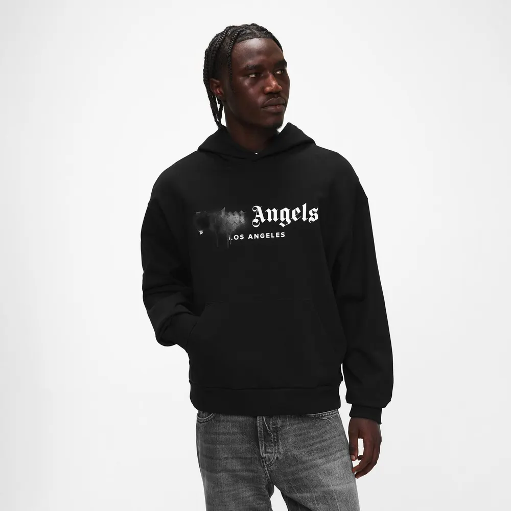 Palm Angels Men's Spray Pull Over Hoodie detail 3
