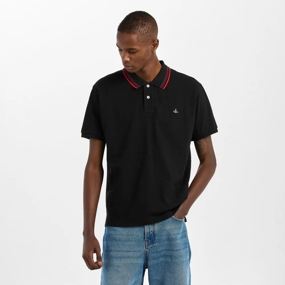 Vivienne Westwood Men's Viv Tip Short Sleeve Polo Shirt detail 3