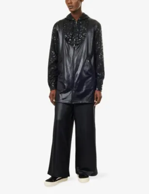 COMME DES GARCONS HOMME PLUS Hybrid Zip Woven Hoody detail 2