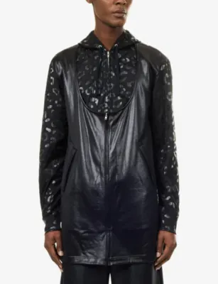 COMME DES GARCONS HOMME PLUS Hybrid Zip Woven Hoody detail 3