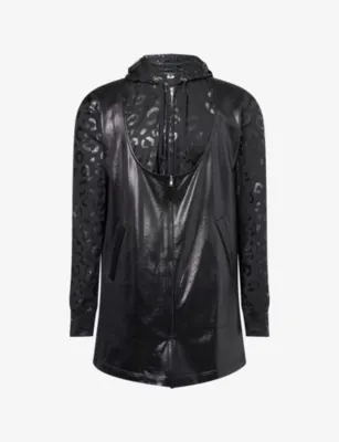 COMME DES GARCONS HOMME PLUS Hybrid Zip Woven Hoody