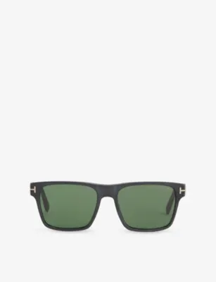 TOM FORD TR001981 Calder Square-Frame Acetate Sunglasses