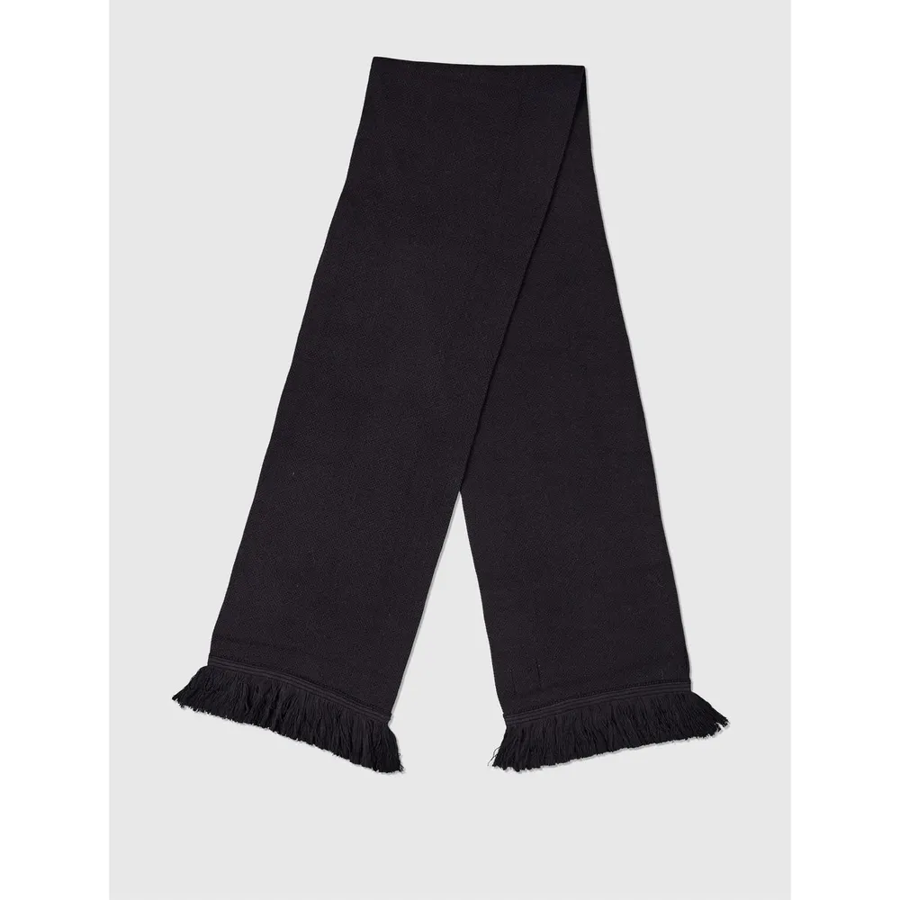 Pretty Green Men's Norbury Midweight Scarf in Black, additional product view 2