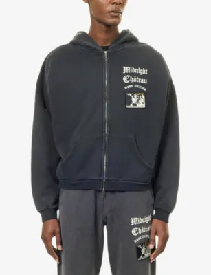 DUKE & DEXTER MC Washed Printed Cotton Hoody - L/XL detail 3