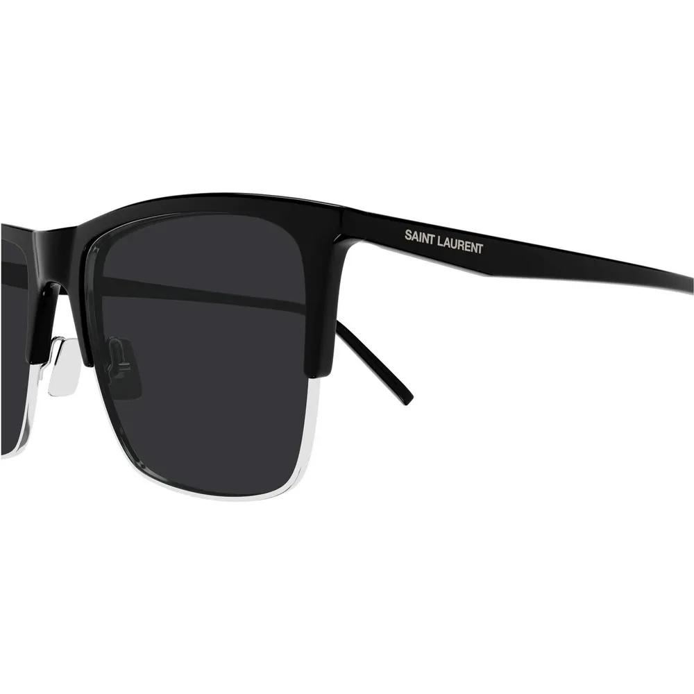 Saint Laurent Saint Laurent Mens SL 768 Semi-Rim Rectangle Sunglasses detail 3