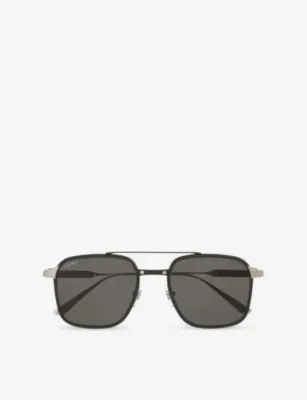 CARTIER CT0610S Pilot-Frame Titanium Sunglasses detail 3