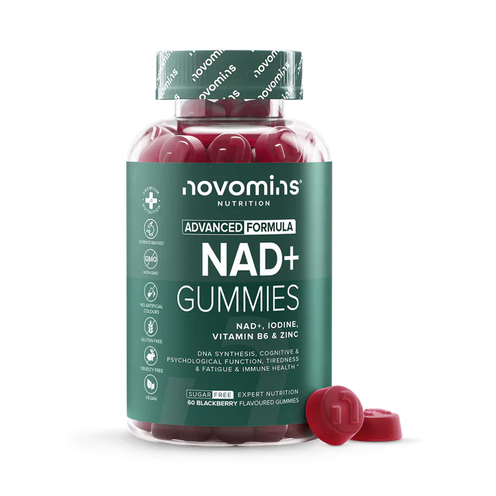 Novomins NAD+ 60 Blackberry Flavour Gummies – Health & Wellness > Energy > NAD