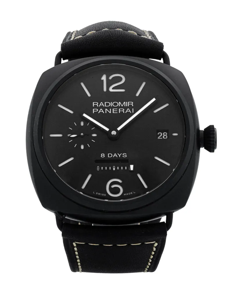 Panerai Radiomir 8 days PAM00384 — 2013 — Excellent in Black Baton – Pre-owned watches