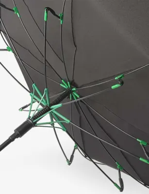 FULTON Typhoon Woven Umbrella in BLACK, additional product view 2