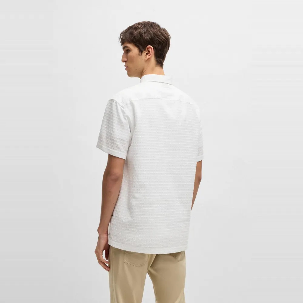 Boss Men's HBB C CORY Plain Short-Sleeve Shirt detail 3
