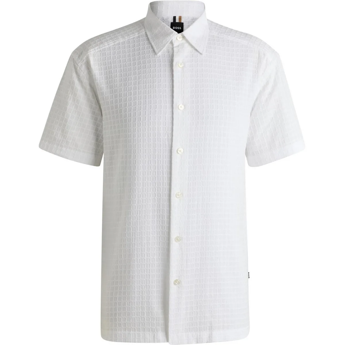 Boss Men's HBB C CORY Plain Short-Sleeve Shirt