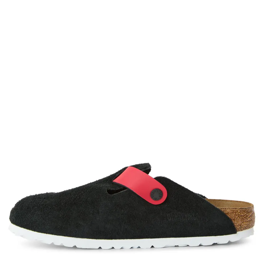 Birkenstock Bstk Boston VL Birko-F 64 in Black/Act.Red, additional product view 2