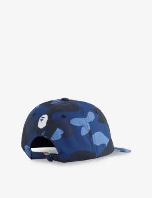 A BATHING APE Color Camo BAPE STA Panel Woven Cap detail 3