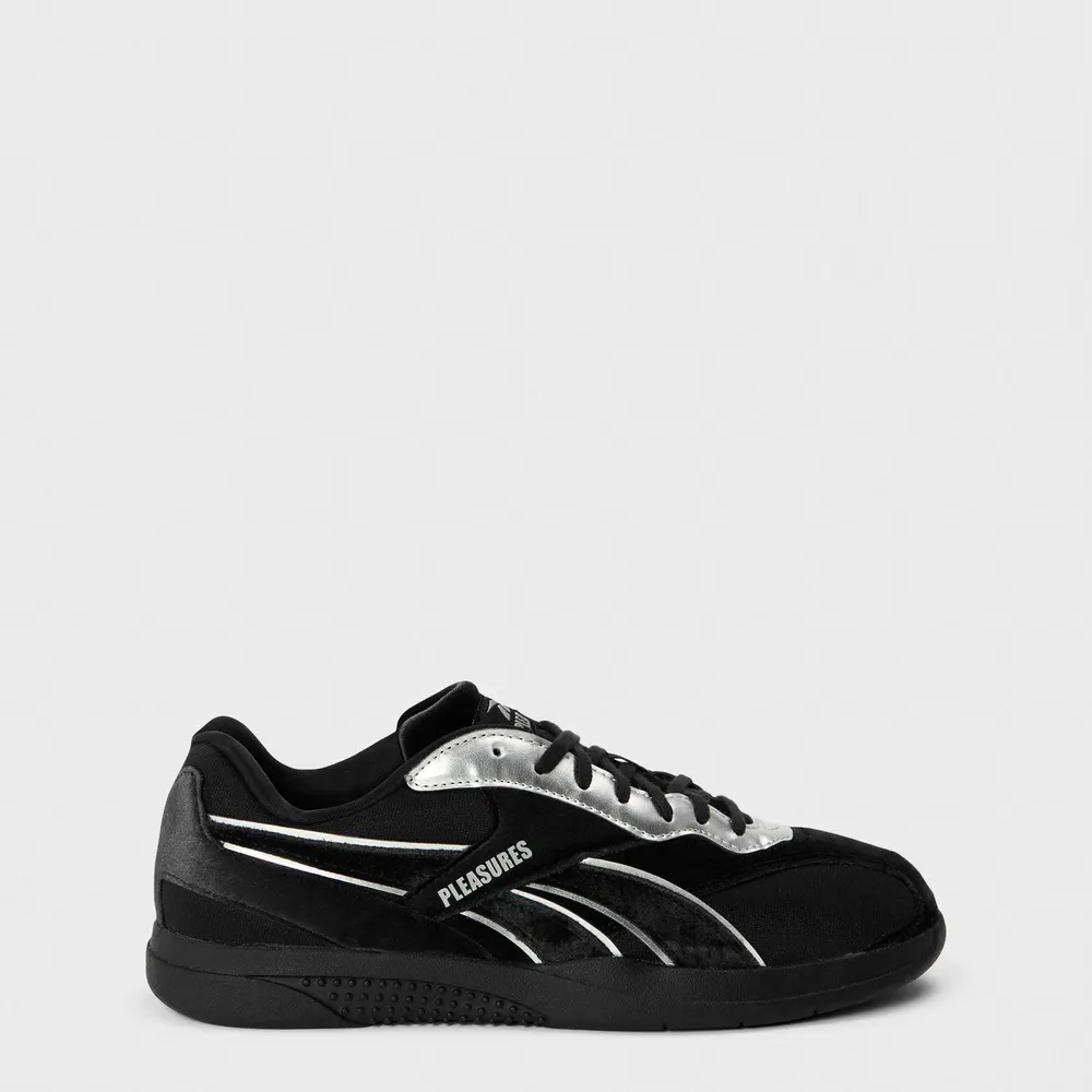 Reebok Men's xPleas Hammer Low-Top Trainers in Black/Silver – Footwear