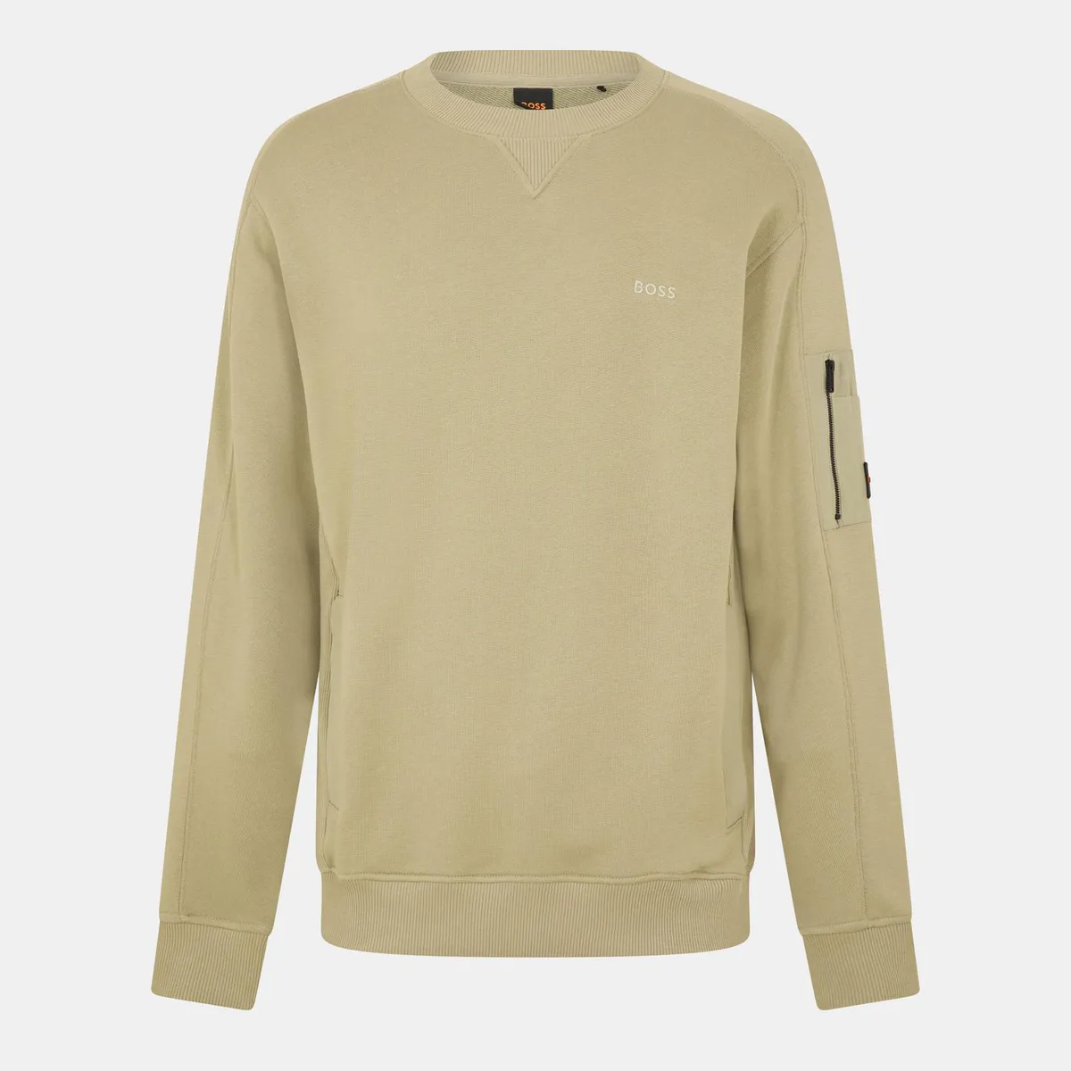Boss Men's WeMixed Cotton Crew Sweatshirt