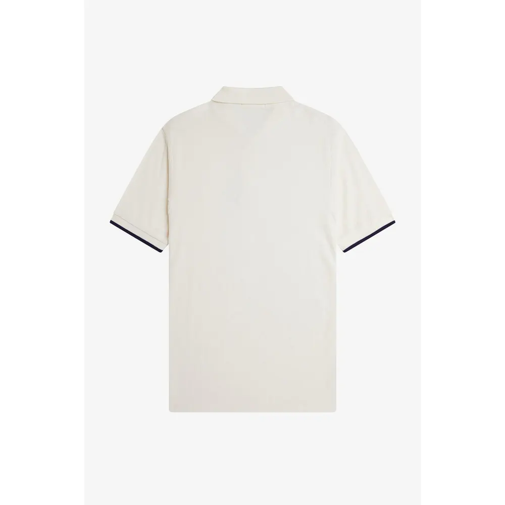 Fred Perry Men's Crepe Zipped Short-Sleeve Polo Shirt detail 2