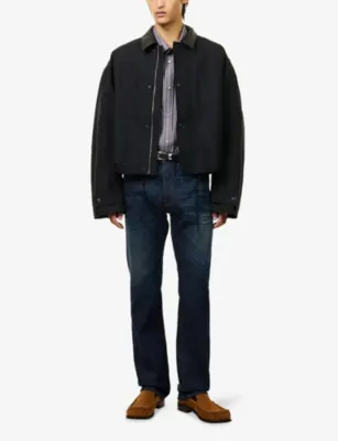ACNE STUDIOS Opado Collared Cotton Jacket detail 2
