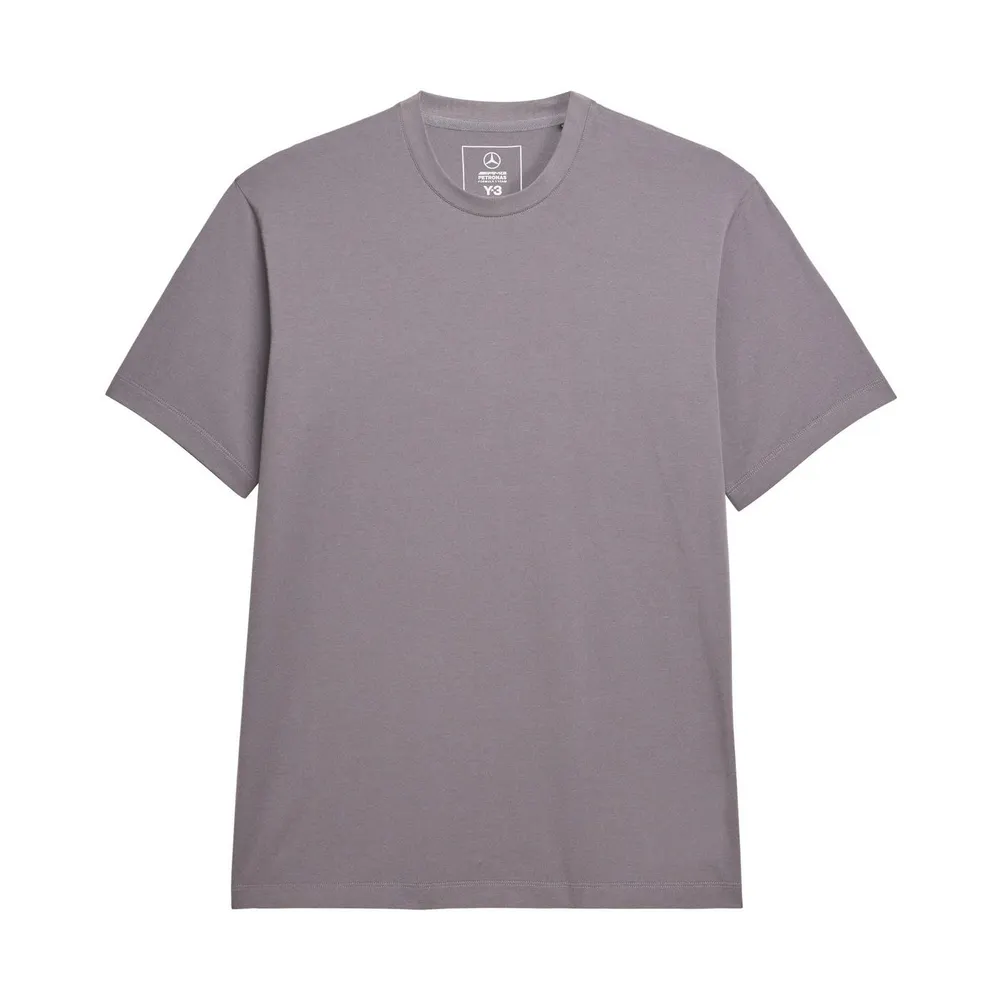 Y3 Mens x Mercedes F1 T-Shirt in Granite – Clothing
