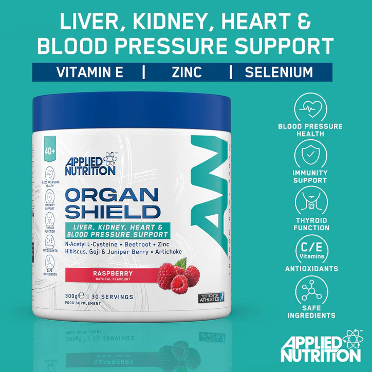 Applied Nutrition Organ Shield Support Powder Raspberry 300g detail 2