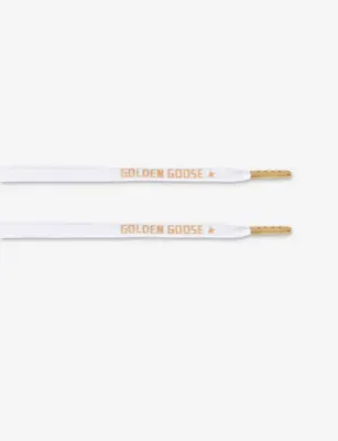 GOLDEN GOOSE Branded Woven Laces - M detail 2
