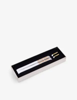 GOLDEN GOOSE Branded Woven Laces - M