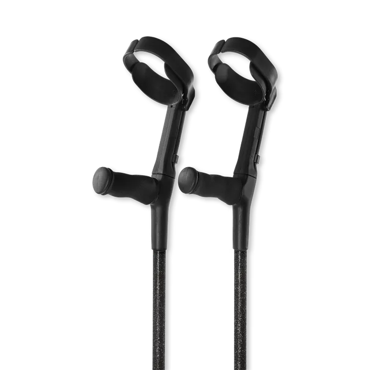 Cool Crutches Black Glitter Crutches - Pair, additional product view 2