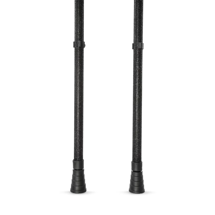 Cool Crutches Black Glitter Crutches - Pair, additional product view 3