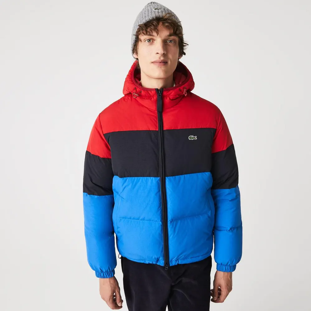 Lacoste Lightweight Water-Resistant Puffer Jacket