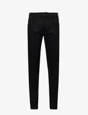 REPLAY Anbass Hyperflex slim-fit stretch-denim jeans - 36/34 in BLACK – Mens | Jeans | Straight Leg