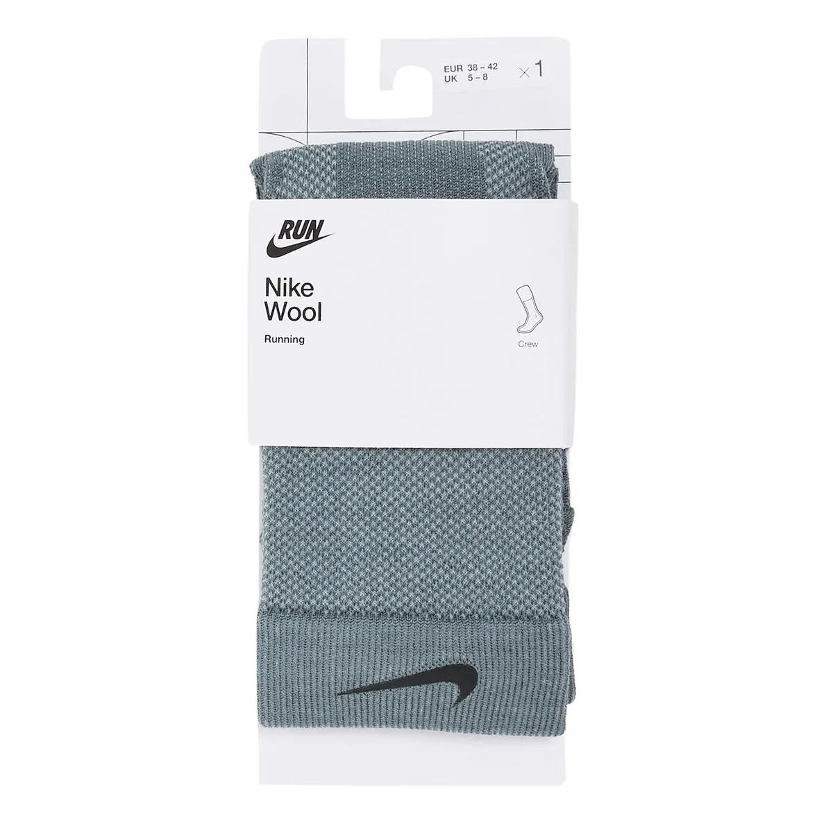 For Him Nike Men's Crew Socks in Grey – Accessories