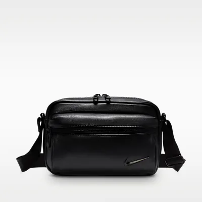 Nike Heritage Premium Cross-Body Bag (3L) - Black/Black/SM BLK ELCTRDEP