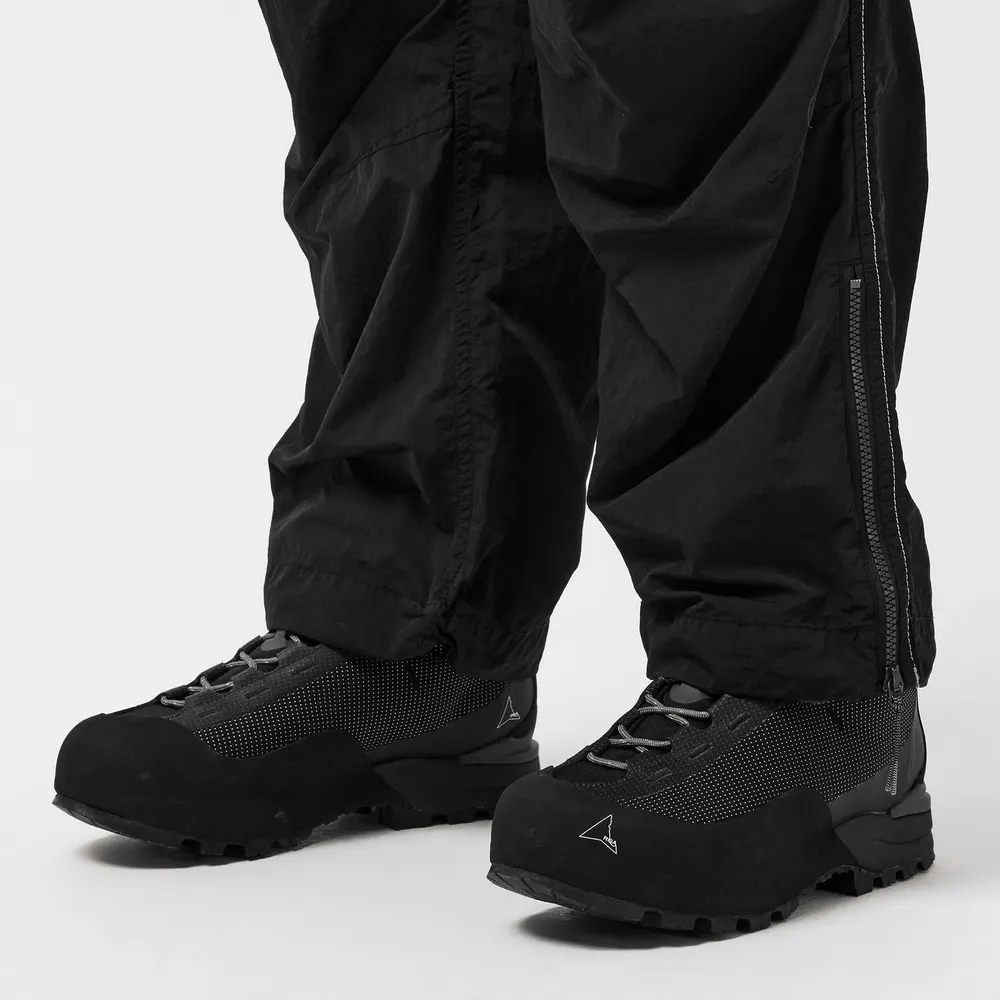 ROA Men's Hida High-Top Trainers in Black, additional product view 3