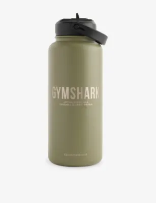 GYMSHARK Branded Stainless Steel Insulated Straw Bottle