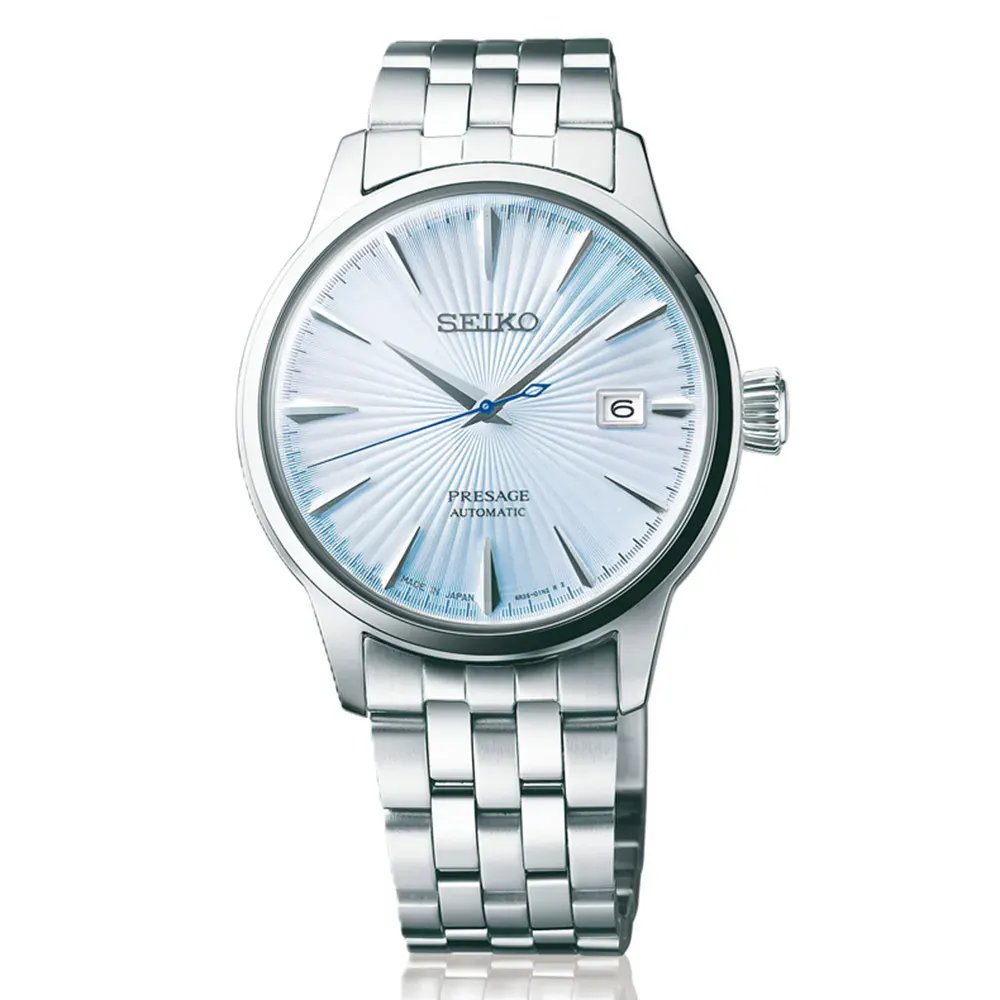 Seiko Presage Presage Cocktail Time 40.5mm Mens Watch Blue detail 3